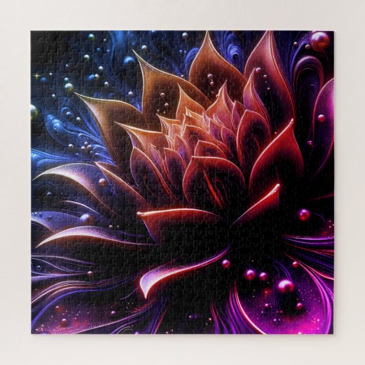 Puzzle La floraison dorée dans les profondeurs du crépusc (Vertical)