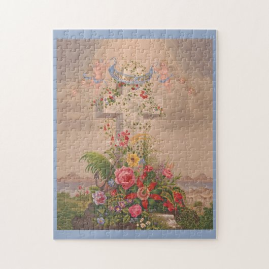 Puzzle La Foi Espère Charité Et Fleurs (Vertical)