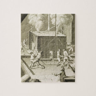 Puzzle La fonderie d'un sculpteur, du 'DES S
