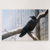 Puzzle La forêt de Raven d'hiver (Horizontal)