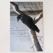 Puzzle La forêt de Raven d'hiver (Vertical)