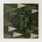 Puzzle La forêt dorée de Noël (Horizontal)