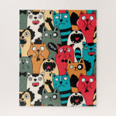 Puzzle La foule de chats (Vertical)