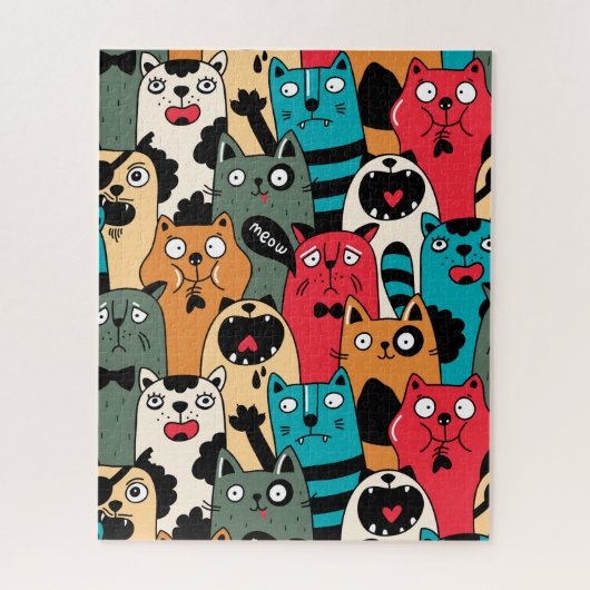 Puzzle La foule de chats (Vertical)
