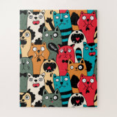 Puzzle La foule des chats (Vertical)