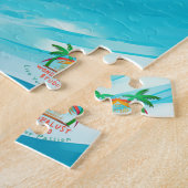 Puzzle La Frontière De Surf Collie - Vagues De Catch, Non (Côté)