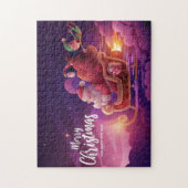 Puzzle La fusée du traîneau du Père Noël (Vertical)