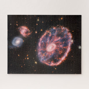 Puzzle La Galaxie Cartwheel Et Ses Galaxies Compagnons.