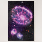 Puzzle La Galaxie des roues motrices | Hubble & JWST (Vertical)