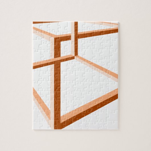 Puzzle La géométrie impossible de l'illusion 3d (Vertical)