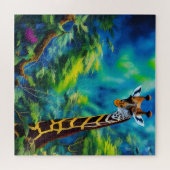 Puzzle La girafe dans les arbres (Horizontal)