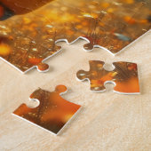 Puzzle La girafe et le ballon rouge (Côté)