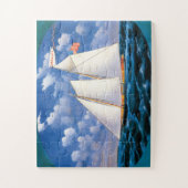 Puzzle La goélette "Amérique" par James Bard (Vertical)