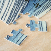 Puzzle La grande couleur des vagues | Hokusai | (Côté)