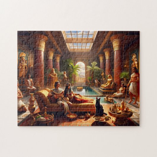Puzzle La Grande Réception de Cléopâtre Éternelle Majesté (Horizontal)