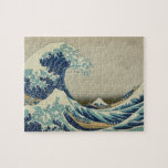 Puzzle La Grande Vague<br><div class="desc">La Grande Vague au large de Kanagawa (神 奈 川 沖 浪 裏 Kanagawa-oki nami-ura?, allumé. "Under a Wave of Kanagawa"), aussi connu sous le nom de "The Great Wave" ou simplement "The Wave", est une gravure en bois de l'artiste japonais Hokusai. Exemple de l'art ukiyo-e, il a été publié...</div>
