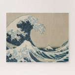 Puzzle La Grande Vague au large de Kanagawa<br><div class="desc">La Grande Vague de Kanagawa, de la série '36 Vues du Mont Fuji' | par Katsushika Hokusai | Lieu de l'art : Collection privée | Artiste japonais | Numéro de collection d'images : XIR158277</div>