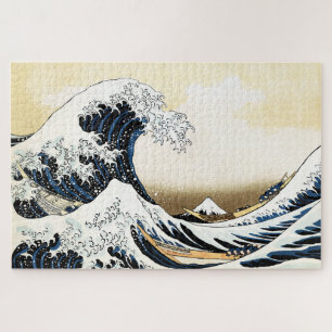 Puzzle La Grande Vague au large de Kanagawa Hokusai, art