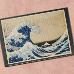 Puzzle La Grande Vague au large de Kanagawa par Hokusai<br><div class="desc">Ce design présente "La Grande Vague au large de Kanagawa" de l'artiste japonais Hokusai.</div>