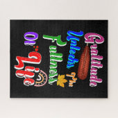 Puzzle La Gratitude Déverrouille Toute La Vie (Horizontal)