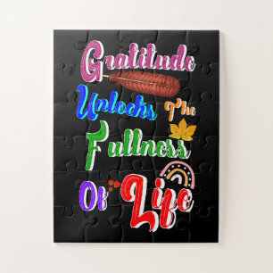 Puzzle La Gratitude Déverrouille Toute La Vie