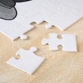 Puzzle La grenouille comme enseignant avec livre (Côté)