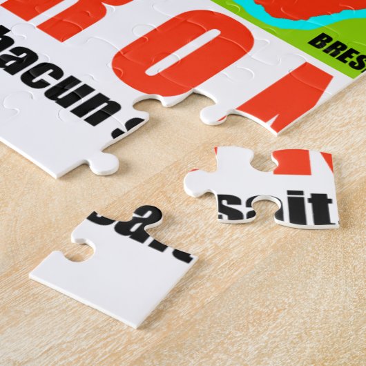 Puzzle La Guyane selon Macron est une île (Côté)