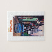 Puzzle La Havane au Cuba - EL Capitolo avec l'oldtimer (Horizontal)