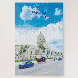 Puzzle La Havane, Cuba - Âme Classique Vintage