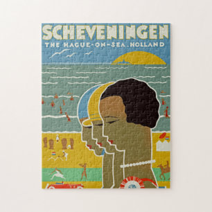 Puzzle ~ la Haye de Scheveningen sur la mer, Hollande