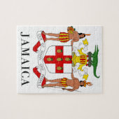 Puzzle La JAMAÏQUE - symbole/manteau des (Horizontal)