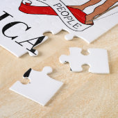 Puzzle La JAMAÏQUE - symbole/manteau des (Côté)