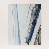 Puzzle La jetée de la Marine de Chicago en hiver (Vertical)