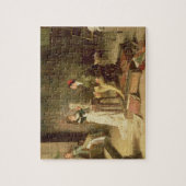 Puzzle La jeune sculpteuse (huile sur la toile) (Vertical)