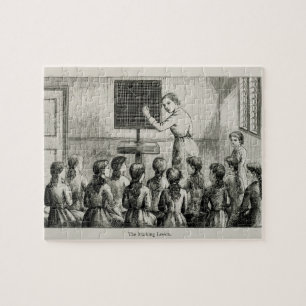 Puzzle "La leçon d'inscription", illustration 'd'un