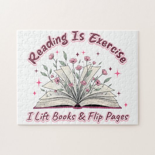 Puzzle La Lecture Est L'Exercice... (Horizontal)