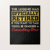 Puzzle La Légende A Officiellement Retiré Si Vous Voulez (Vertical)