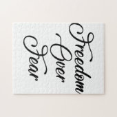 Puzzle La liberté face à la peur (Horizontal)