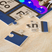 Puzzle La licorne de chimie vomit l'arc-en-ciel (Côté)