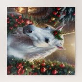 Puzzle « La Licorne de Noël » (Horizontal)