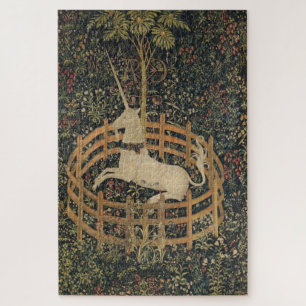 Puzzle La licorne en captivité, Tapisserie médiévale