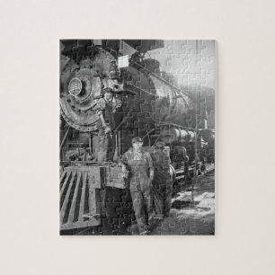 Puzzle La locomotive de cru de Roundhouse gallons