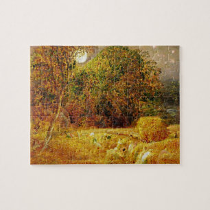 Puzzle La lune de récolte, 1833 (huile sur papier posée