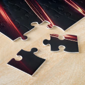 Puzzle La Lune surplombant l'océan (Côté)
