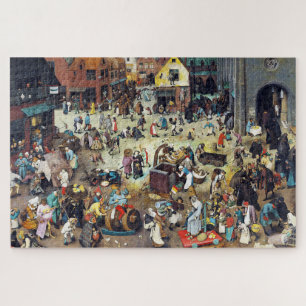 Puzzle La lutte entre Carnaval et Carême, Bruegel