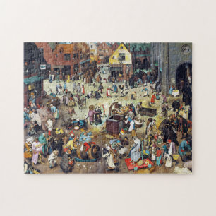 Puzzle La lutte entre Carnaval et Carême, Bruegel