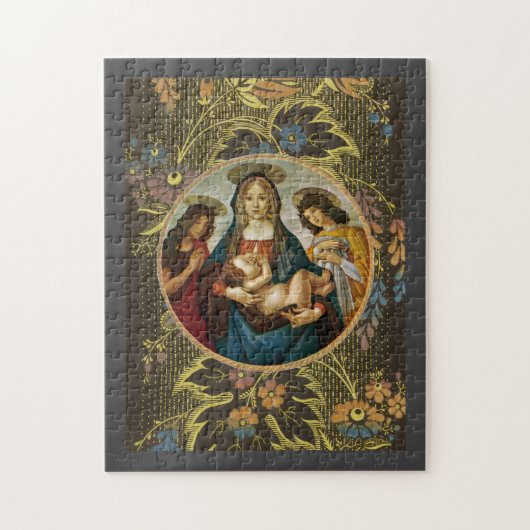 Puzzle La Madone à l'Enfant de Botticelli (Vertical)