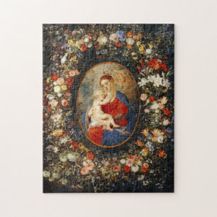 Puzzle La Madonna dans la vallée des fleurs de la Garlan