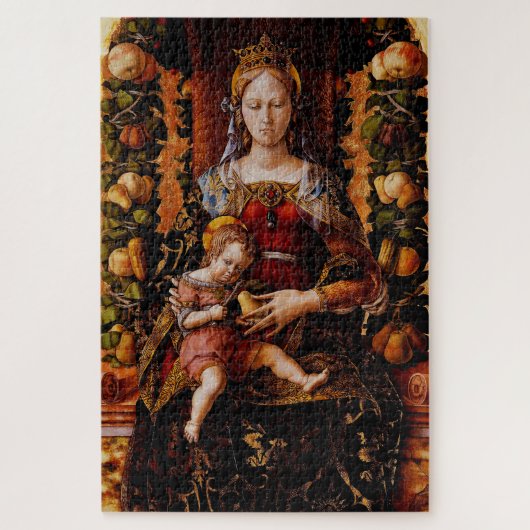 Puzzle La Madonna della Candeletta par Carlo Crivelli (Vertical)
