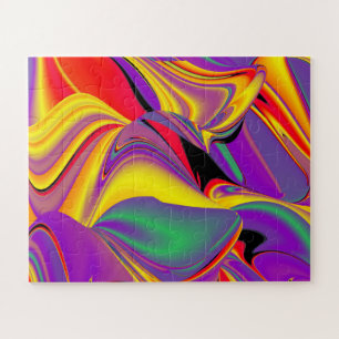 Puzzle La magie des couleurs Abstrait Rainbowart 3D